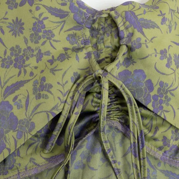 UO Floral Puff Sleeve Midi Dress - Picture 11 of 15